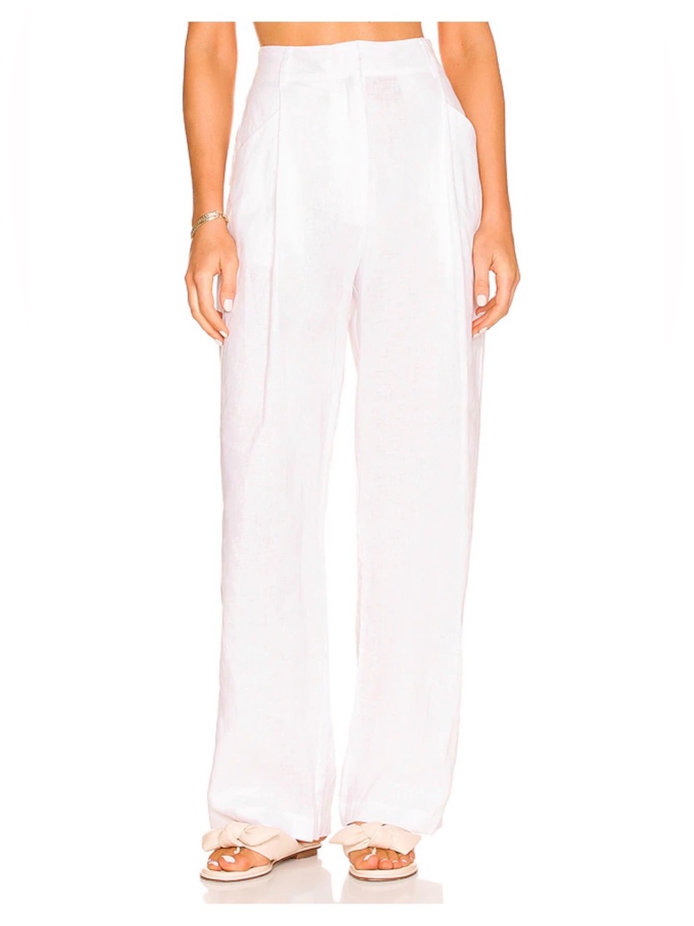 Aexae Linen Trousers in White